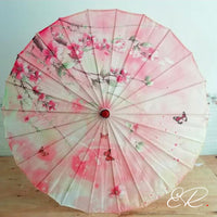 ombrelle japonaise sakura rose