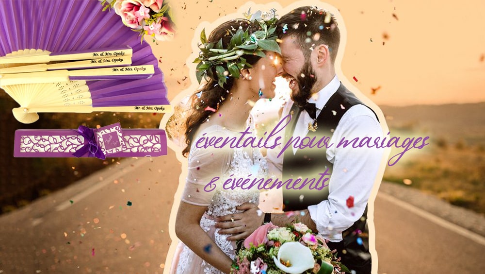 Top 3 des Éventails Personnalisés pour Mariage: un Souvenir Inoubliable