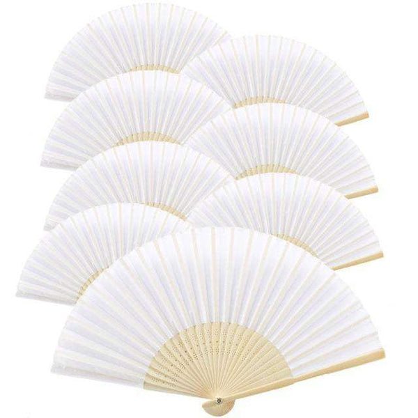 éventaille a décorer blanc 