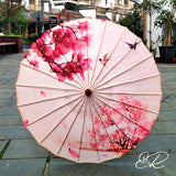 ombrelle chinoise nature rose