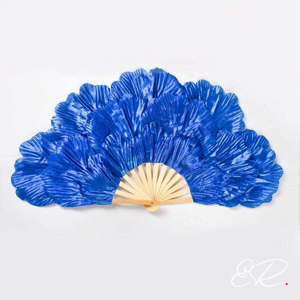éventail danse chinoise bleu