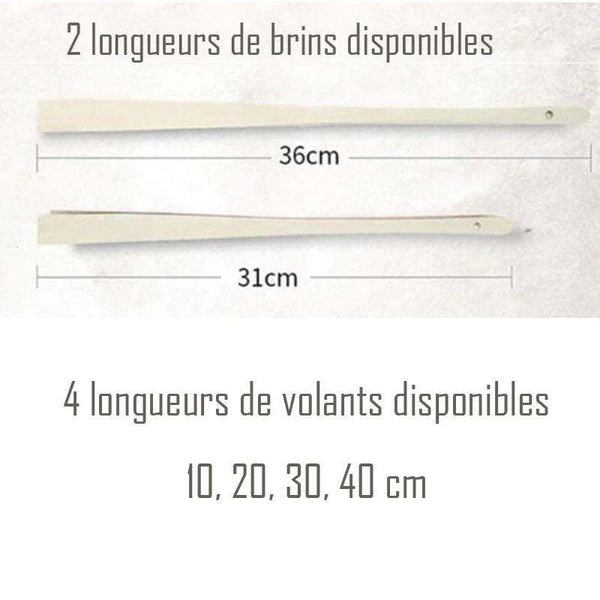 éventail de danse dimensions