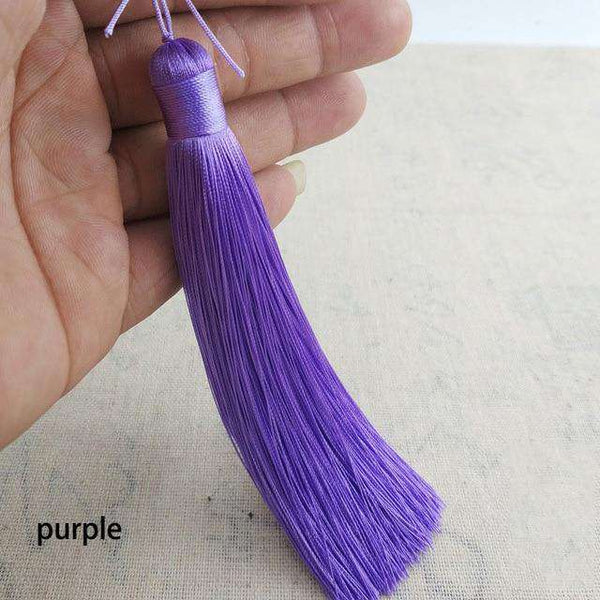 gland décoratif mauve