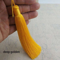 gland décoratif orange doré