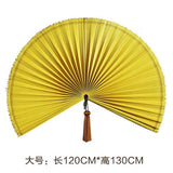 éventail décoratif sensu géant jaune 130 cm