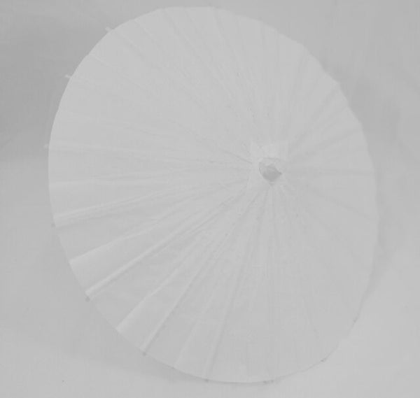 ombrelle en papier blanc
